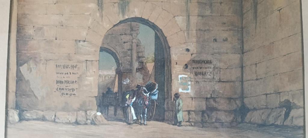 Gijsbert Hooyer (1848-1934) - Porta San Sebastiano, Ophalen of Verzenden