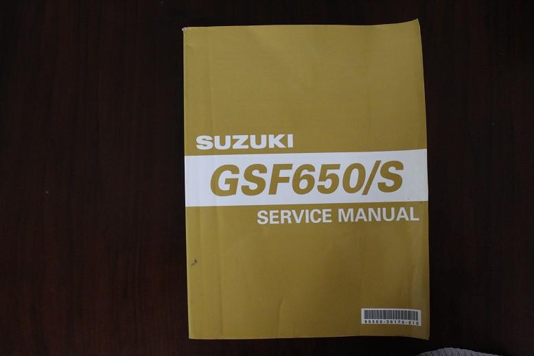 Suzuki GSF650 S 2007 service manual GSF650 bandit ?, Motoren, Handleidingen en Instructieboekjes, Ophalen of Verzenden, Suzuki