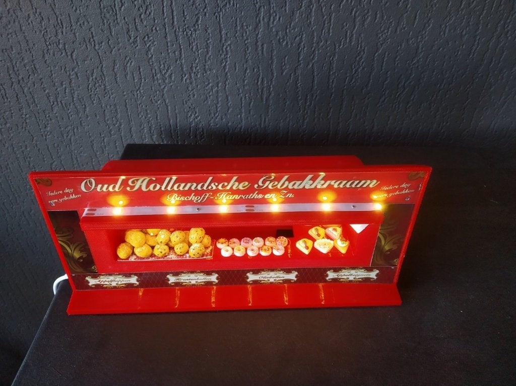 Gebak- Oliebollenkraam KERMIS MINIATUUR, Hobby en Vrije tijd, Modelbouw | Overige, Nieuw, 1:32 tot 1:50, Ophalen of Verzenden