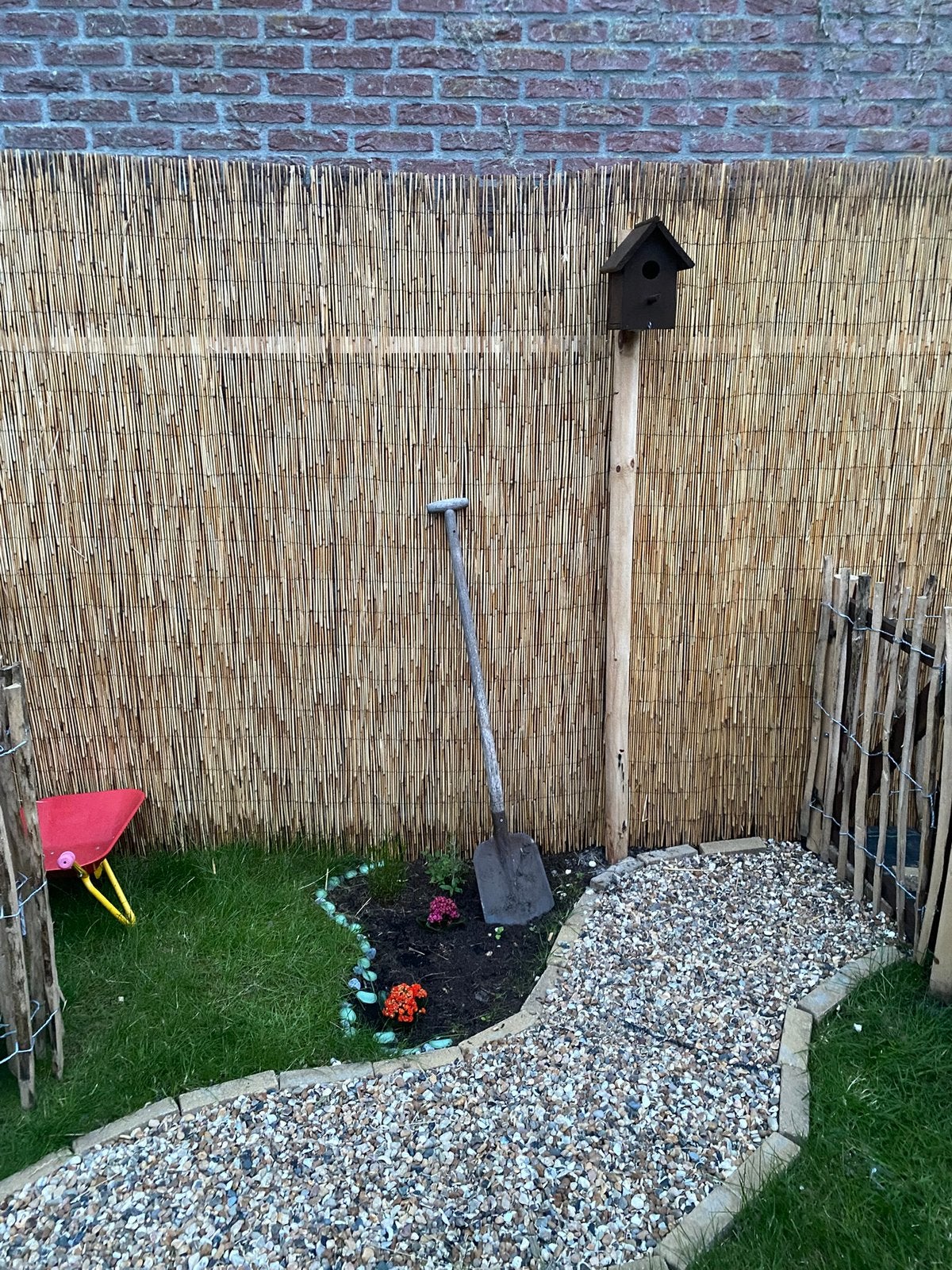 Rieten tuinscherm nieuw, Ophalen, Overige materialen, 200 cm of meer, Nieuw