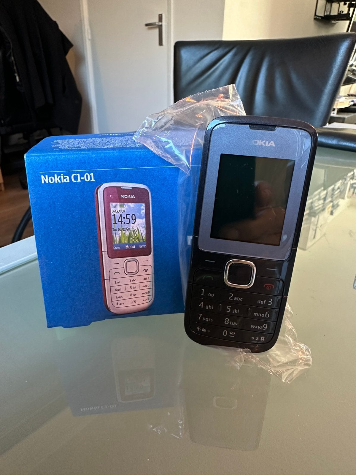 Nokia C1-01 nieuw in doos, Ophalen of Verzenden, Nieuw, Zwart