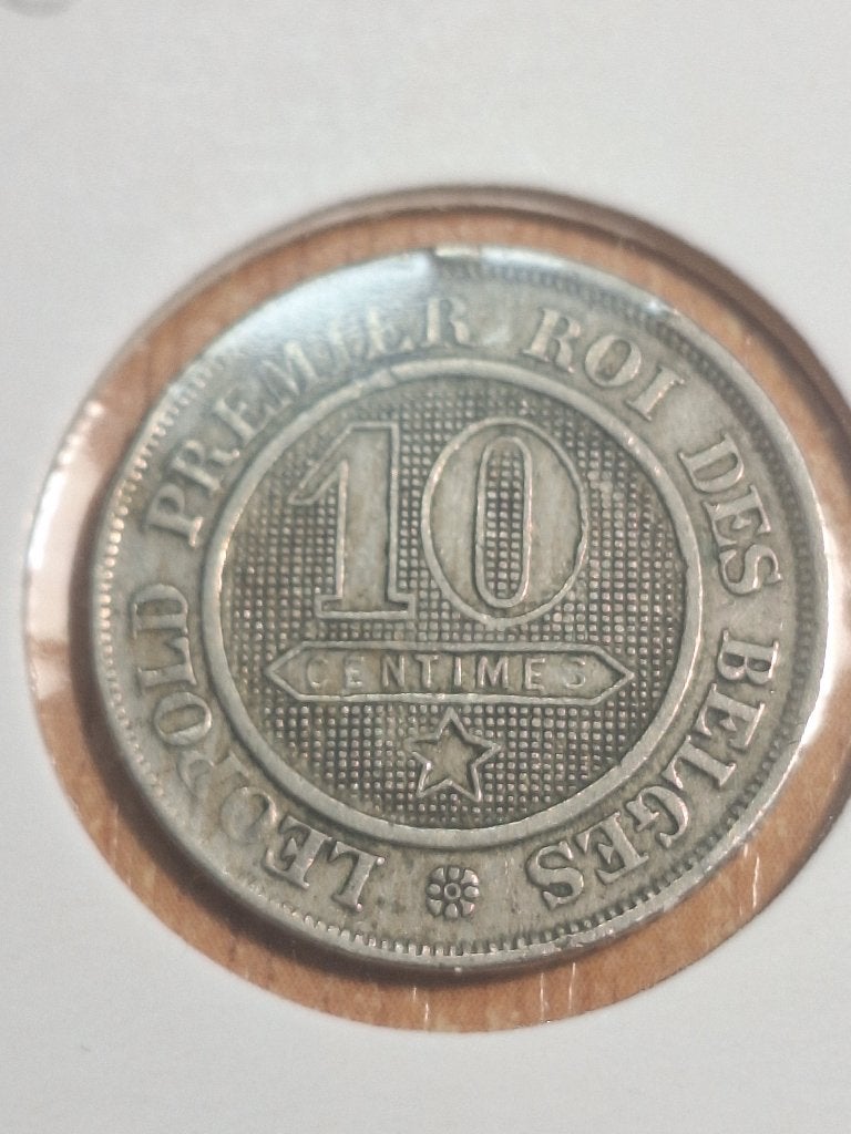 BELGIE 10 centimes 1862 (#235), Postzegels en Munten, Ophalen of Verzenden, Overig, Losse munt