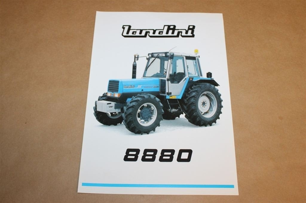 Traktor folder - Landini 8880 - 1996, Ophalen of Verzenden, Zo goed als nieuw, Tractor en Landbouw