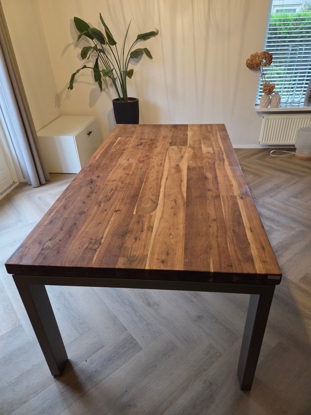 Xooon eetkamertafel 190 x 100, 100 tot 150 cm, Teakhout, Ophalen of Verzenden, Vijf personen of meer