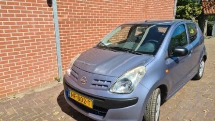 Nissan Pixo 1.0 50KW 5D 2009 Blauw zuinig in brandstof