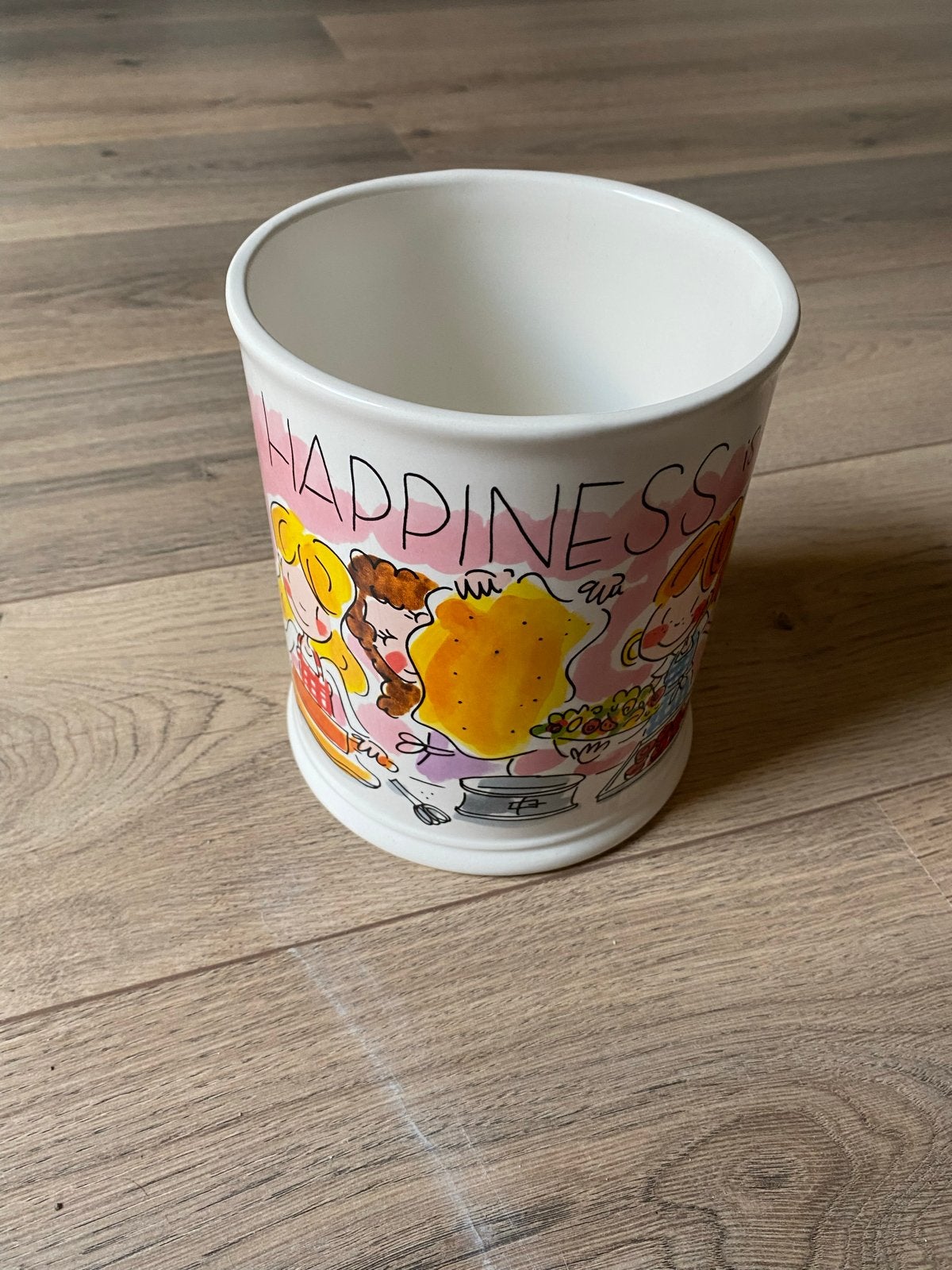 Blond Amsterdam pollepelpot 'Happiness' - Nieuw, Huis en Inrichting, Ophalen, Nieuw, Meerkleurig, Steen/keramiek