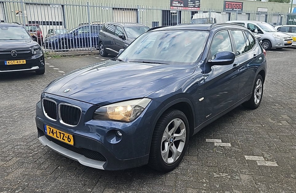 BMW X1 2.0 Sdrive 18I Clima navi cruisecontrol, Auto's, BMW, X1, 1995 cc, Zwart, 4 cilinders