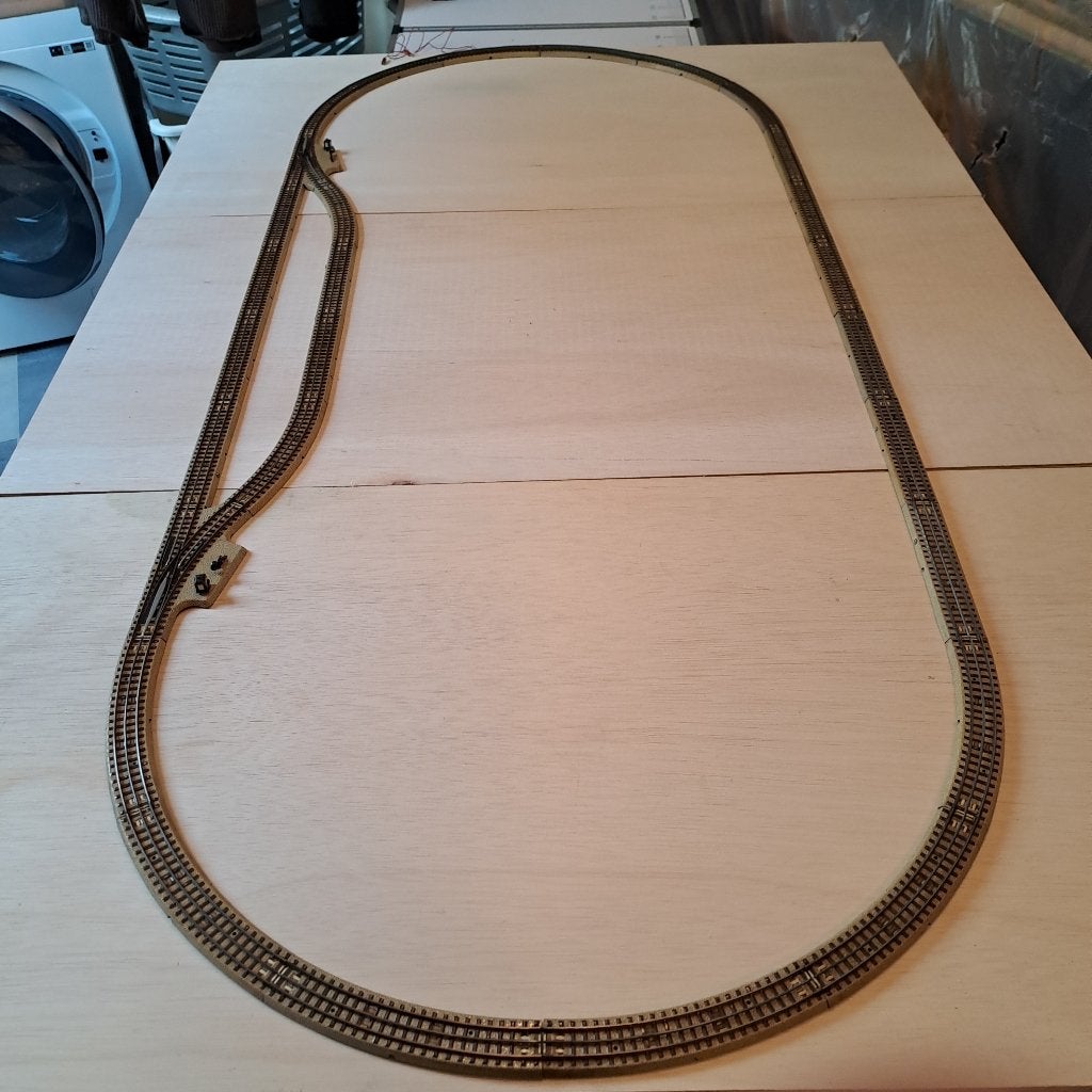 Marklin railovaal met wissels 3600 middengeleider (jaren 60), Wisselstroom, Gebruikt, Rails, Ophalen of Verzenden