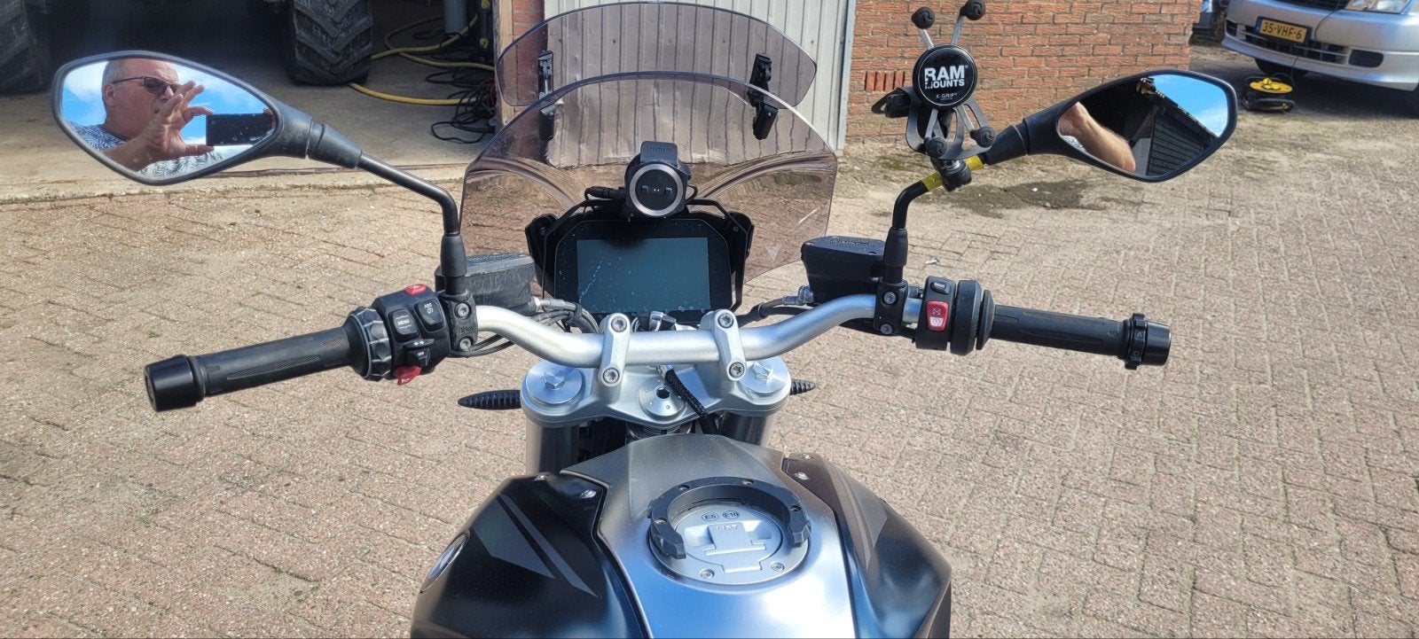 te koop bmw r1250r abs exclusief kleur mat groen, bouwjaar 2, Motoren, Particulier, Toermotor
