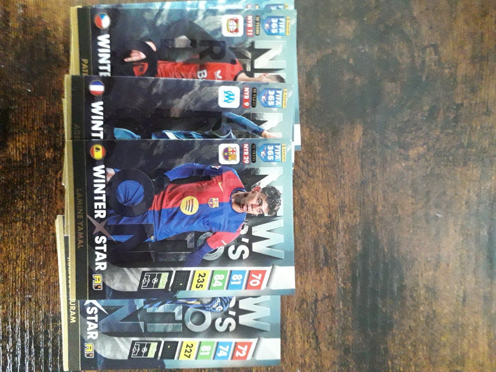 Panini Adrenalyn 365 winter stars, Ophalen of Verzenden, Zo goed als nieuw