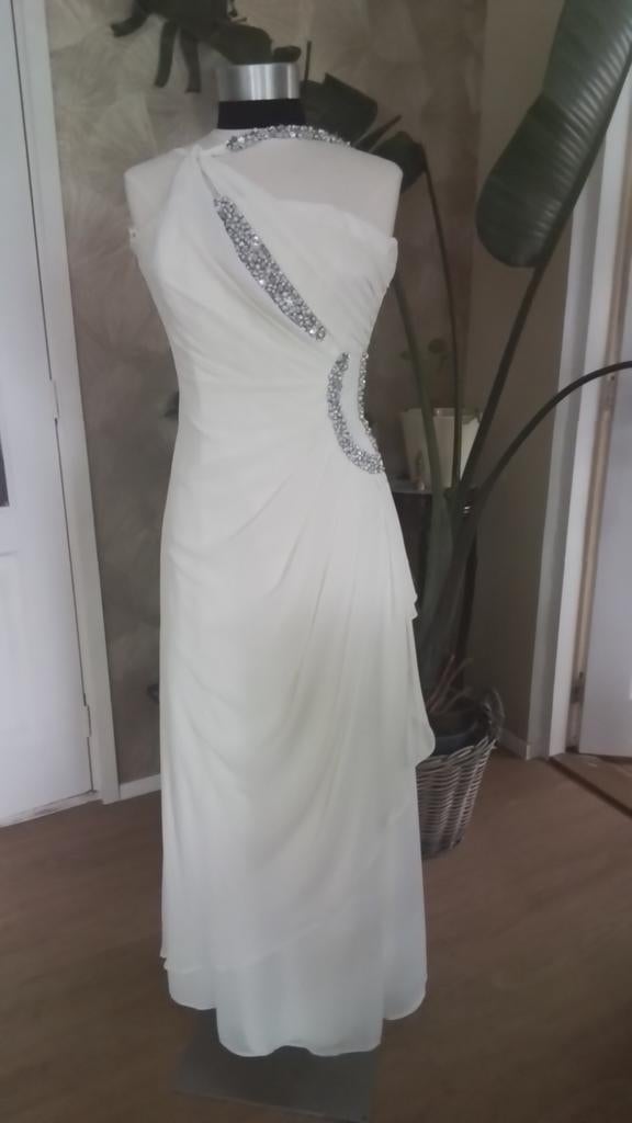 Room witte galajurk maat 34, Kleding | Dames, Gelegenheidskleding, Galajurk, Wit, Ophalen of Verzenden, Zo goed als nieuw