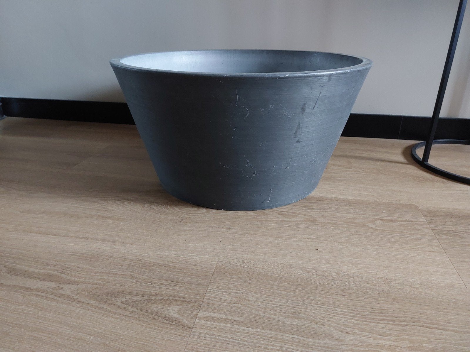 Grijze terras vijver / mini vijver, Tuin en Terras, Vijvers, Ophalen of Verzenden, Gebruikt