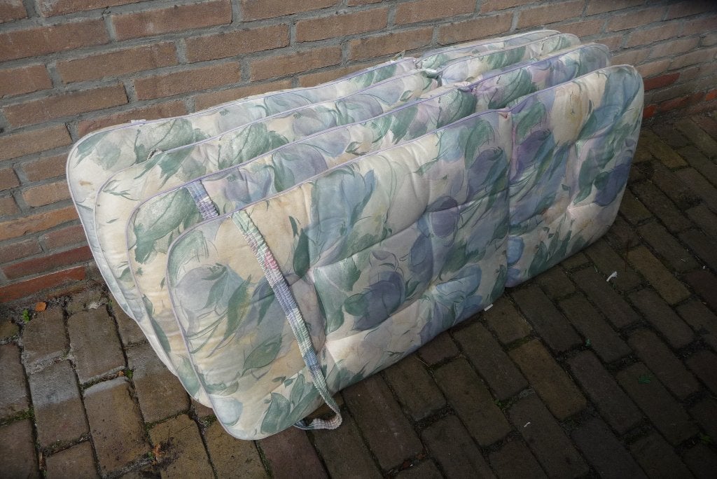 4 tuinstoel kussens, Tuin en Terras, Tuinmeubel-accessoires, Ophalen of Verzenden, Gebruikt