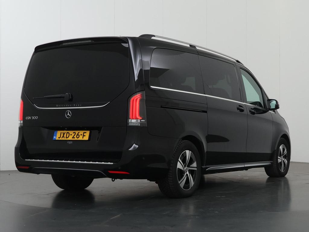 Mercedes-Benz EQV 300 | Lang L2 | Avantgarde | 90 kWh | 7 ZI, Auto's, Bestelauto's, Gebruikt, Zwart, 365 km, 7 stoelen