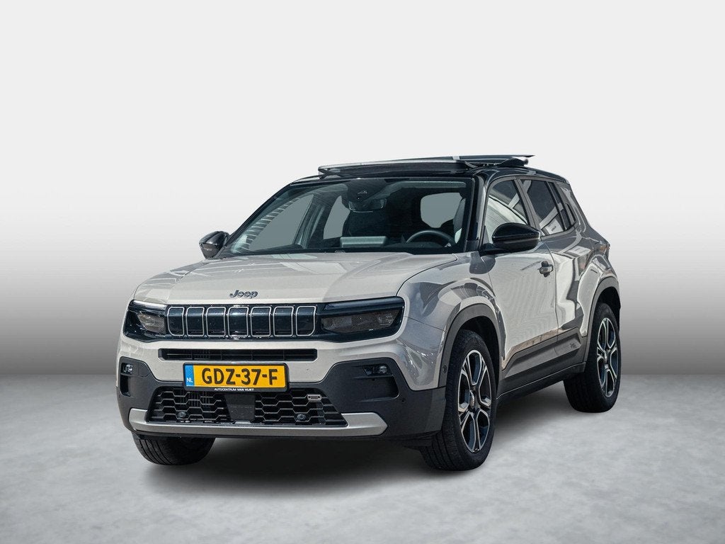 Jeep Avenger 1.2 e-Hybrid Summit | Leder & Winter Pack | Sch, Auto's, Jeep, Automaat, Gebruikt, 1199 cc, Leder
