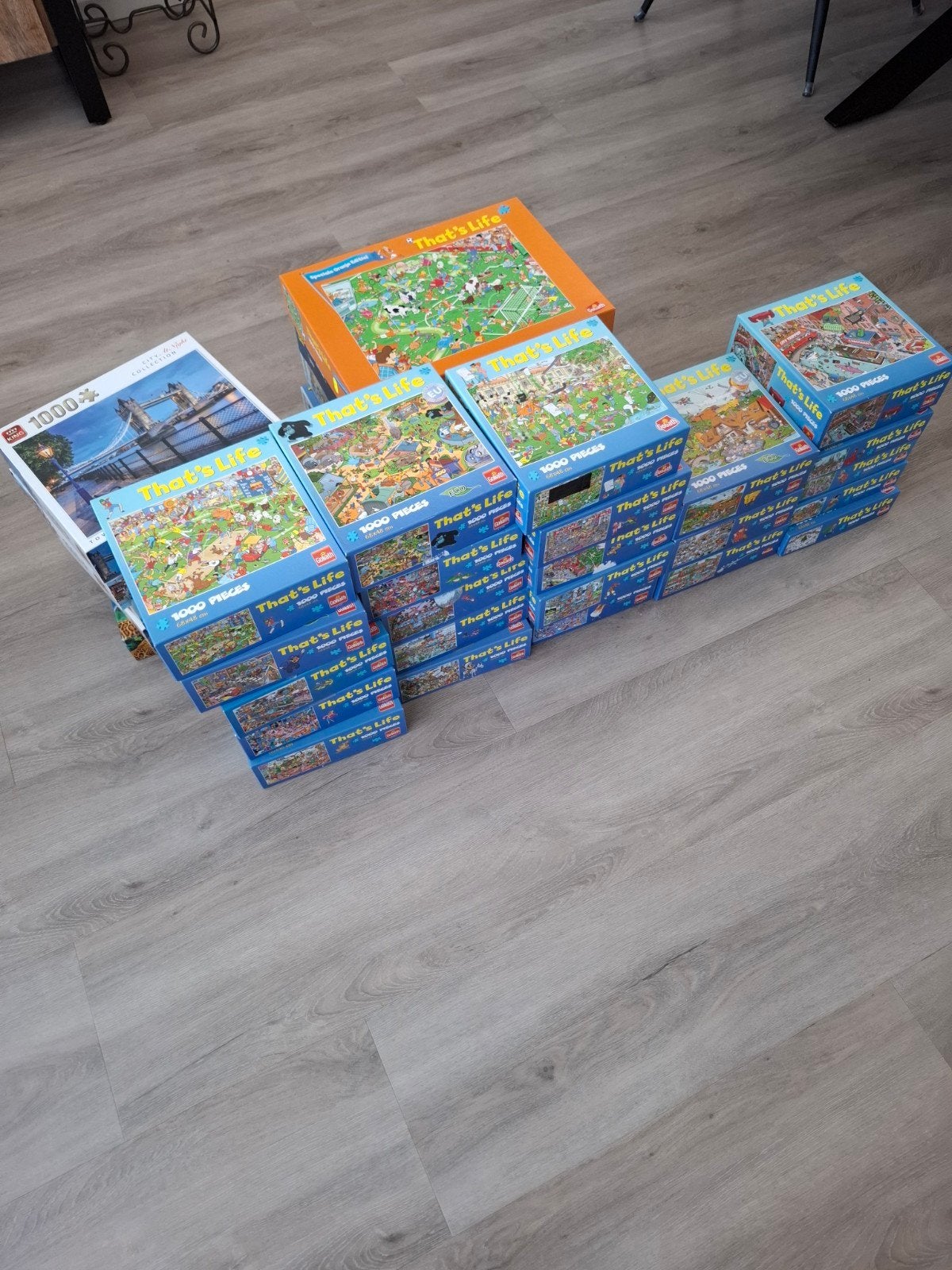 Grote partij puzzels: 28x That's Life, King, Turtle, 3D, Ophalen, 500 t/m 1500 stukjes, Zo goed als nieuw, Legpuzzel