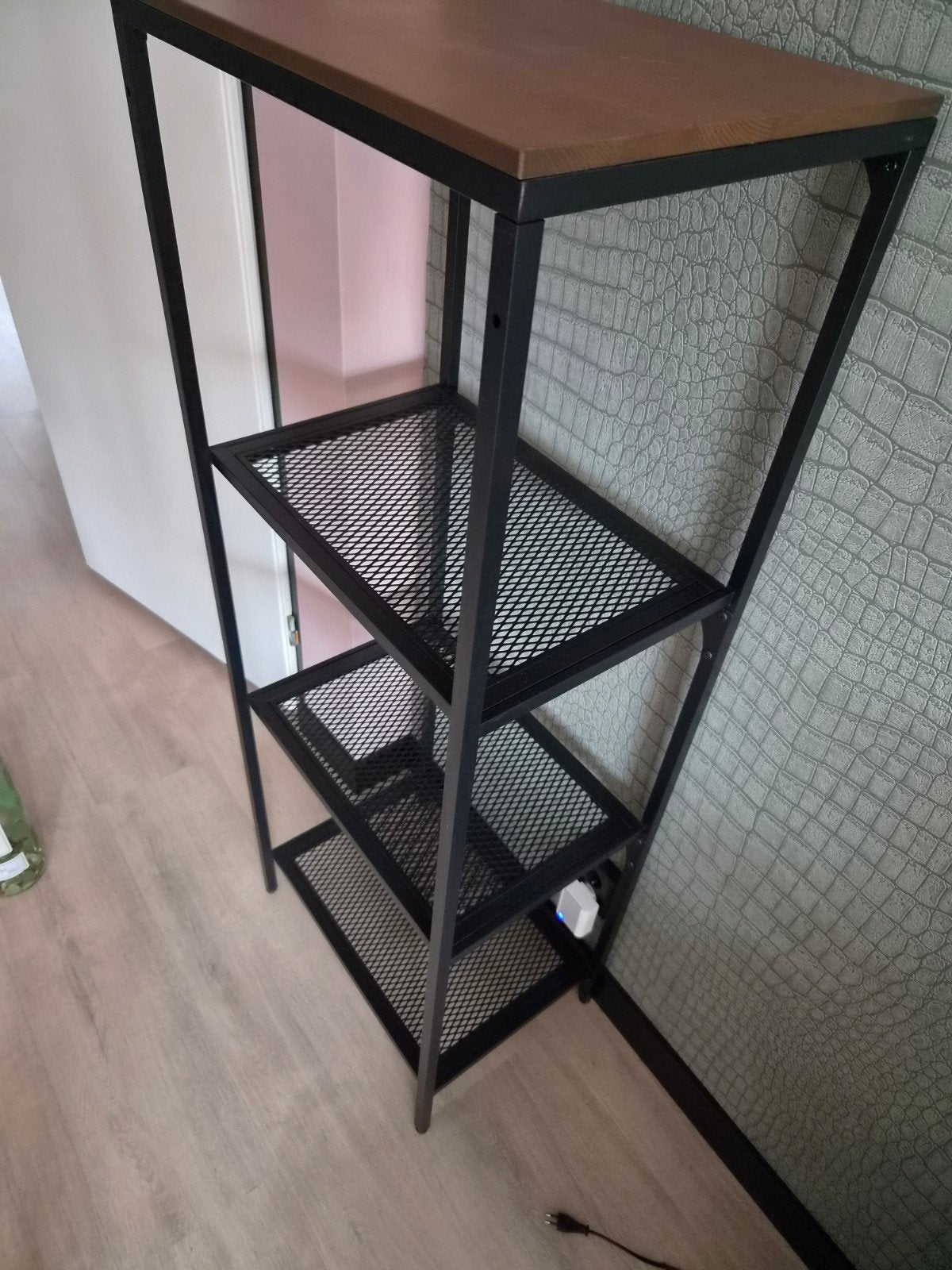IKEA FJÄLLBO Stellingkast, zwart, 50x136 cm, Ophalen, Zo goed als nieuw