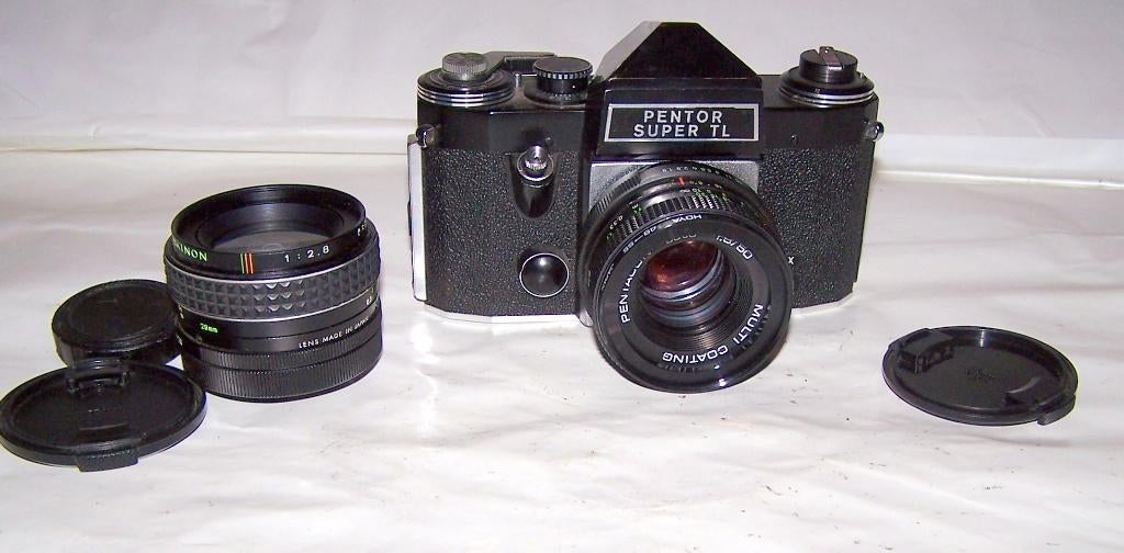 Prachtige set Pentor Super TL. Met lichtsterke Pentacon lens, Ophalen of Verzenden, 1960 tot 1980, Lens of Lenzen