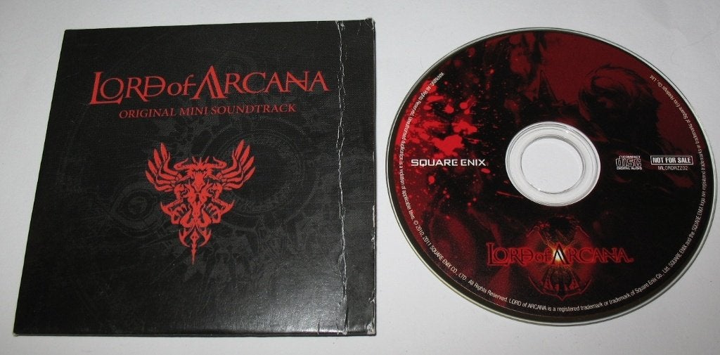 Mini CD Lord of Arcana soundtrack tracks 2011, Ophalen of Verzenden, Zo goed als nieuw