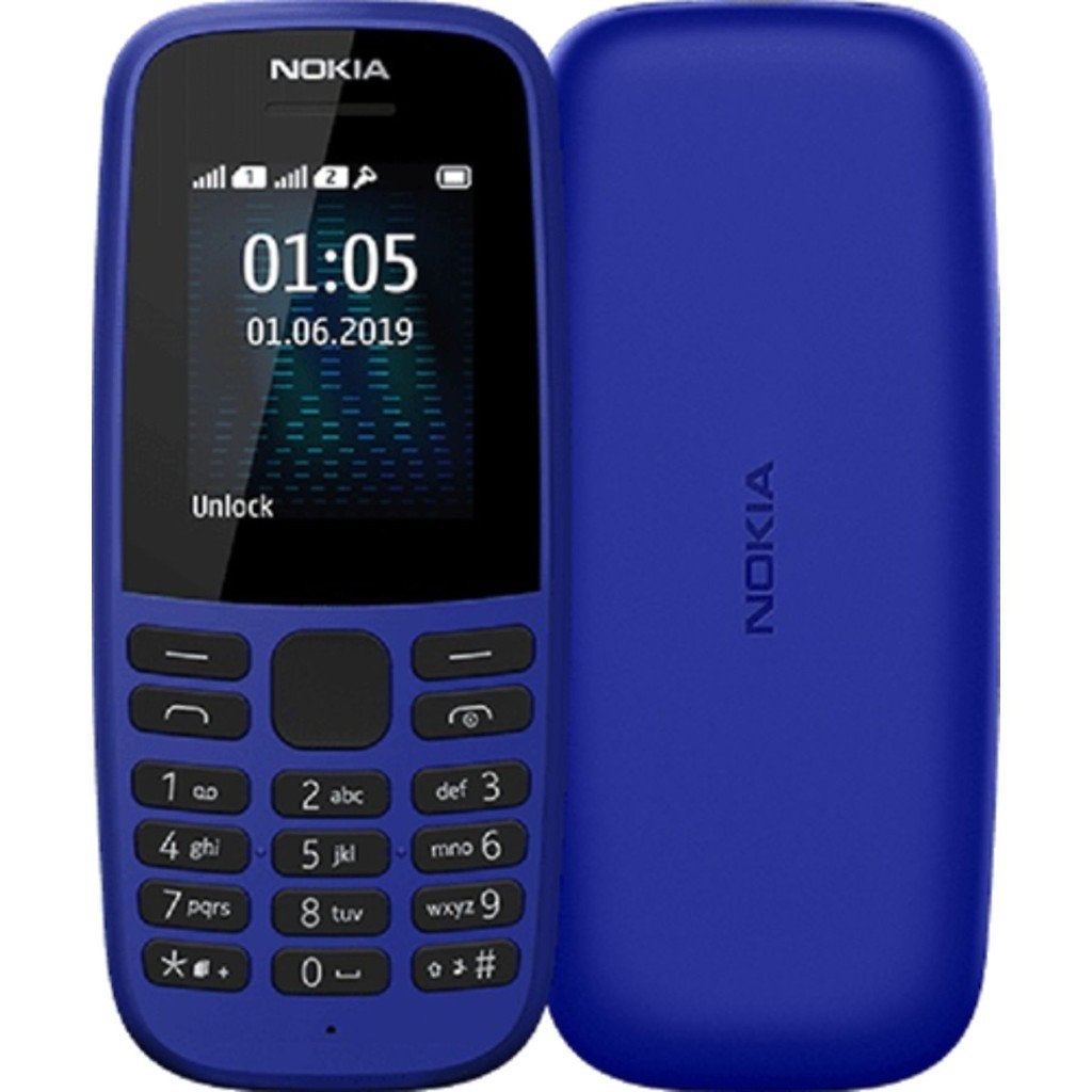Nokia 105 (2019) - Blauw - Klassieke Mobiele Telefoon, Nieuw, Mobileclinic1@hotmail.com, 9711GJ, Mobile clinic