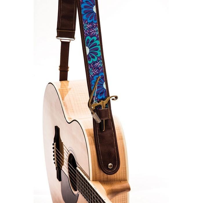 Kyser GUITAR STRAP cool bloom brown Gitaarband, ., Nieuw, Ophalen of Verzenden, .