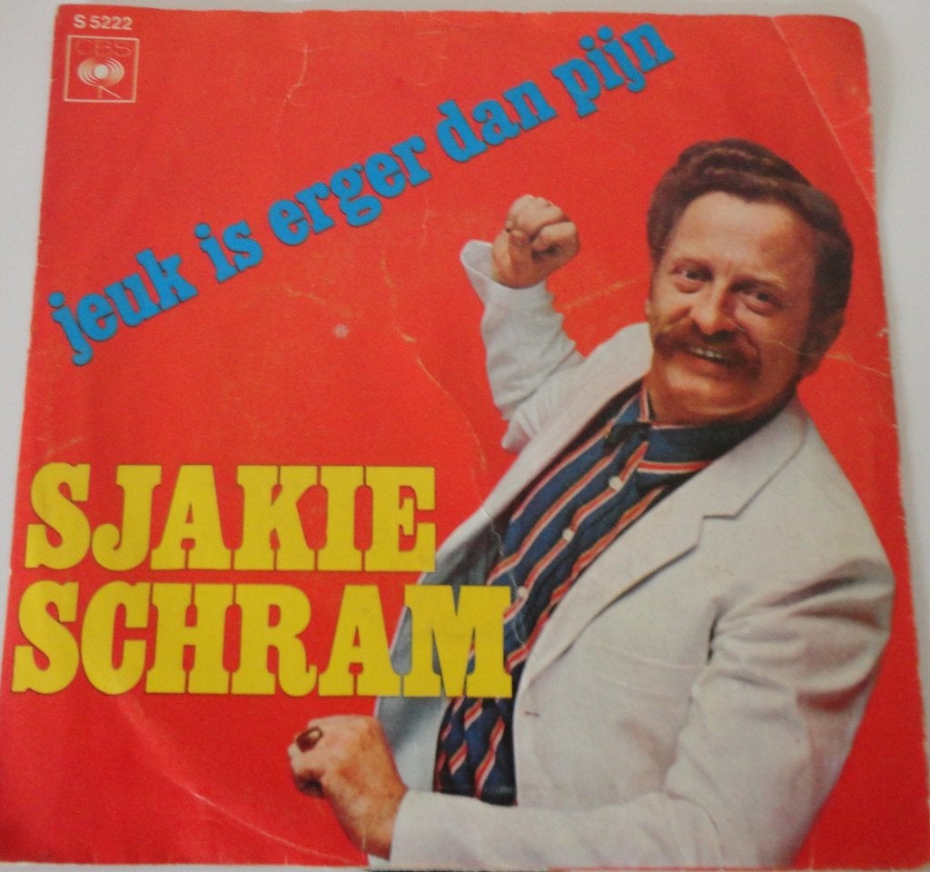 Sjakie Schram > Jeuk is erger dan pijn, Cd's en Dvd's, Ophalen of Verzenden, Gebruikt, 7 inch, Pop