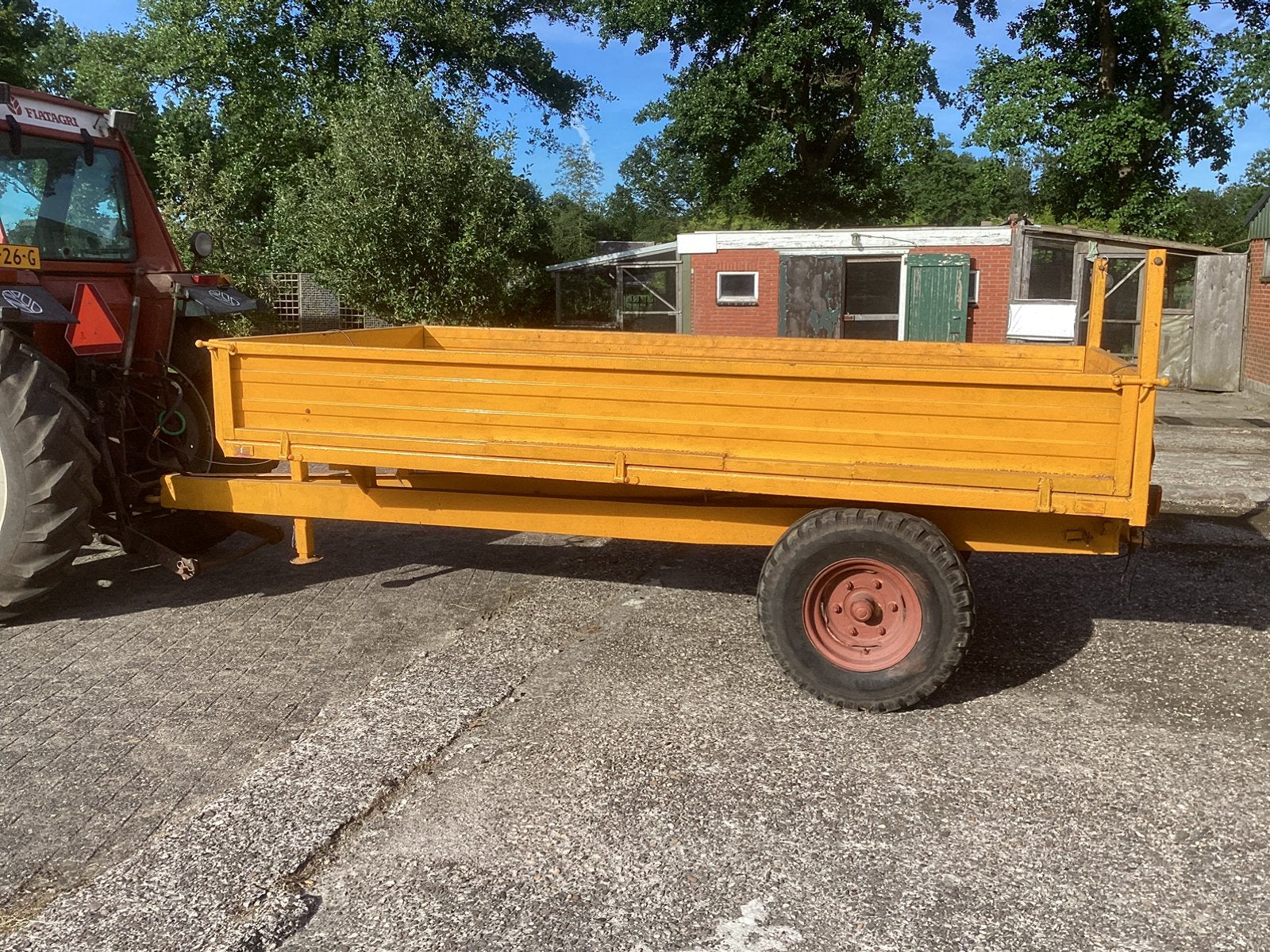 Kiepwagen, Ophalen