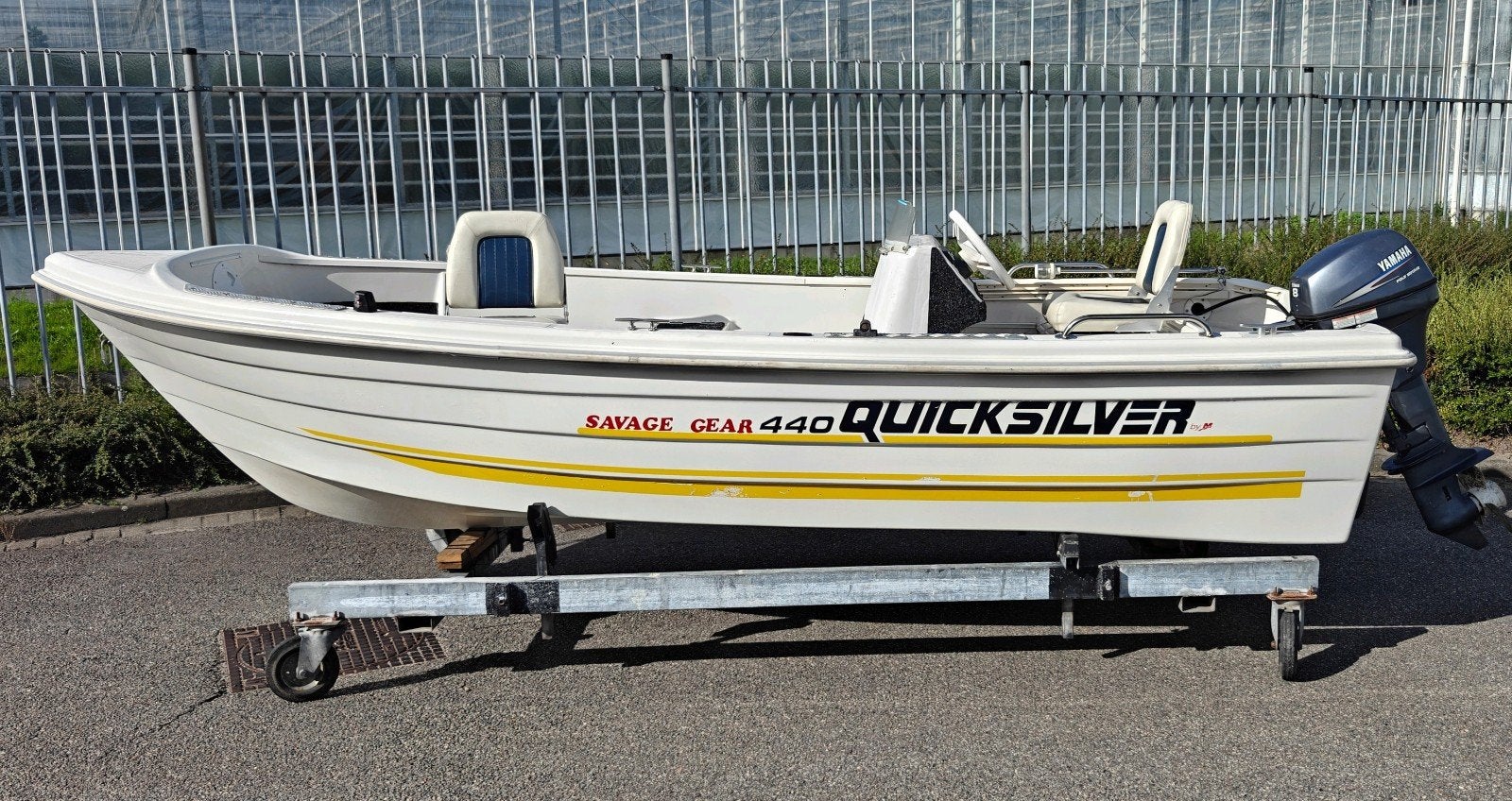 Quicksilver 440 met of zonder motor, Ophalen of Verzenden, Quicksilver, Buitenboordmotor, Elektrische start