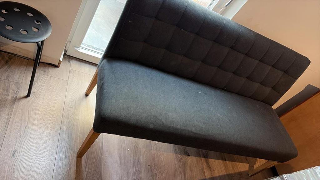 Eetbank / bankje WOOOD 150cm, Huis en Inrichting, Ophalen, Gebruikt, Minder dan 75 cm, 150 tot 200 cm