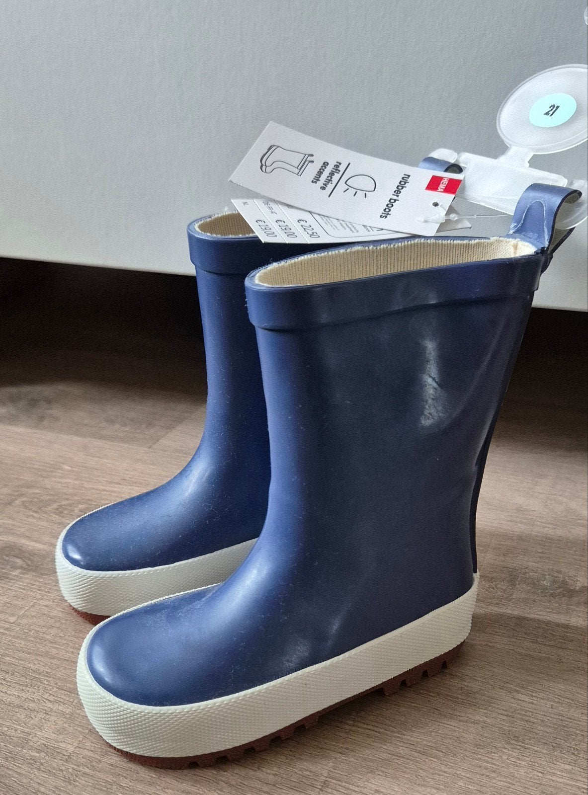 Nieuwe regenlaarzen maat 21 - alleen ophalen, Ophalen, Nieuw, Hema, Jongen of Meisje