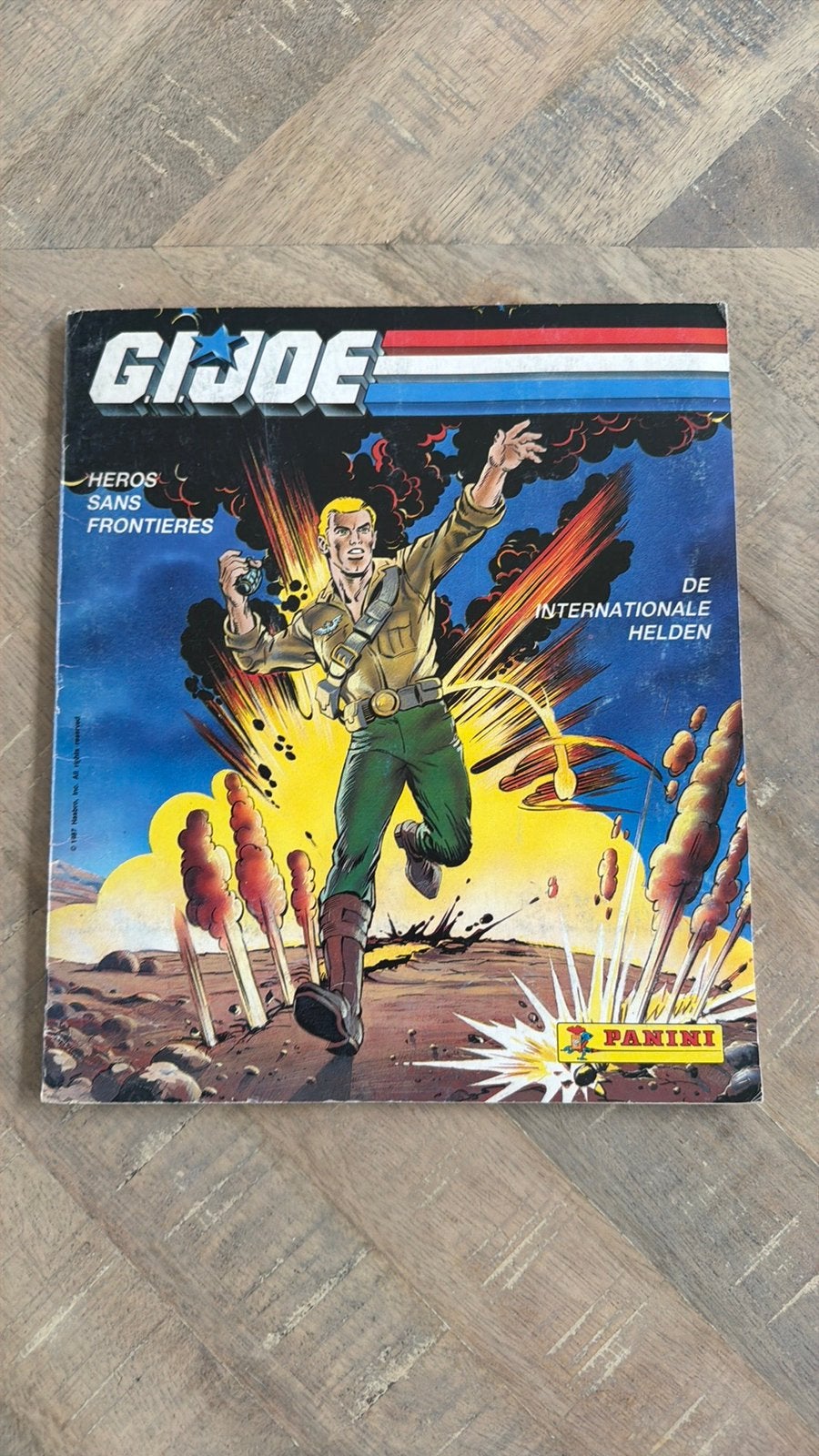 G I JOE compleet met bestelformulieren panini, Ophalen of Verzenden, Zo goed als nieuw, Sticker