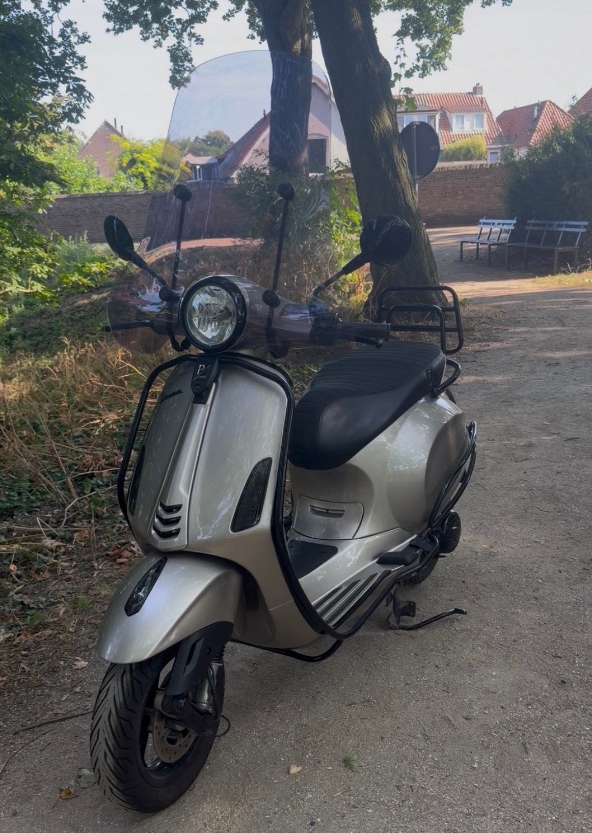 Vespa Primavera in unieke kleur, BWJ 2018, 45 km/u, Fietsen en Brommers, Ophalen, Overige modellen, Maximaal 45 km/u, 49 cc