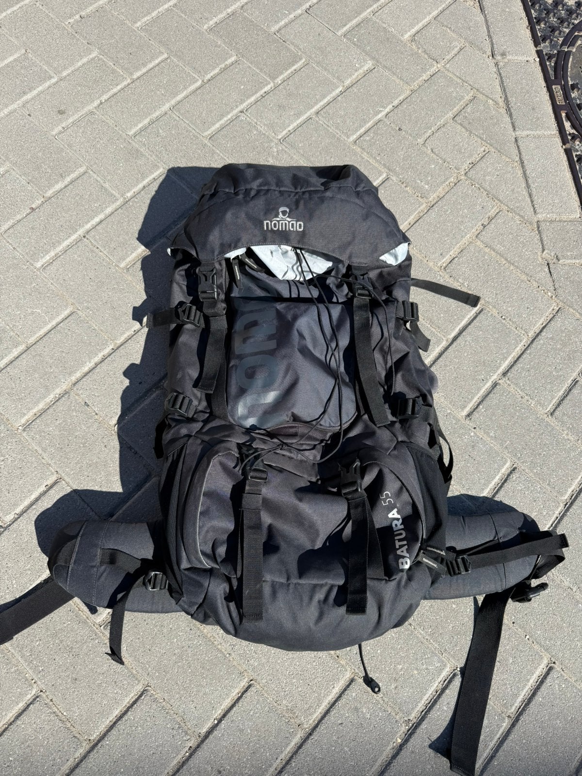Nomad Batura 55L backpack, Ophalen, 30 cm of meer, Zo goed als nieuw, 60 tot 80 cm