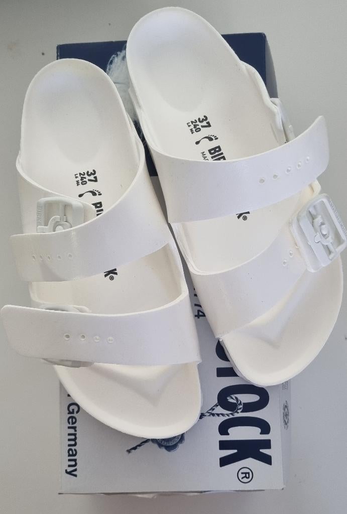 Birkenstock Arizona Wit maat 37, Slippers, Wit, Nieuw, Ophalen of Verzenden