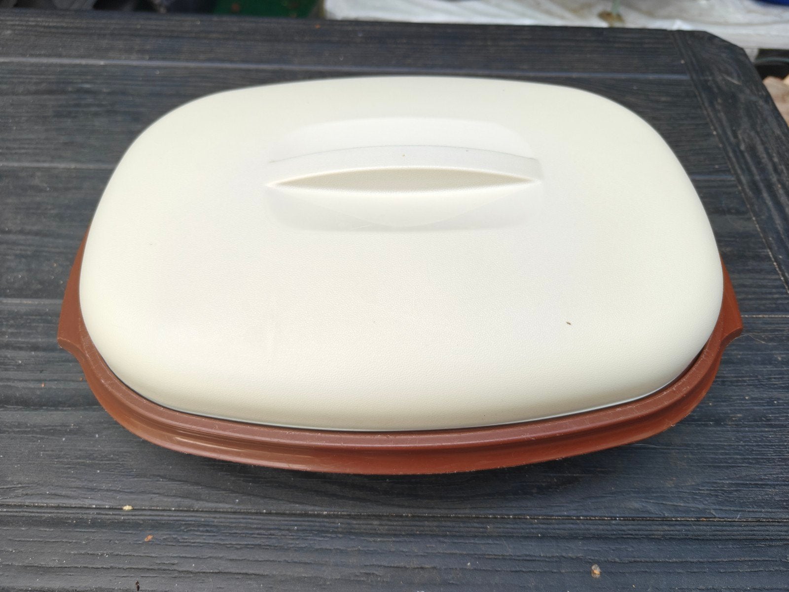 tupperware serveerwonder bruin, Huis en Inrichting, Keuken | Tupperware, Ophalen, Zo goed als nieuw