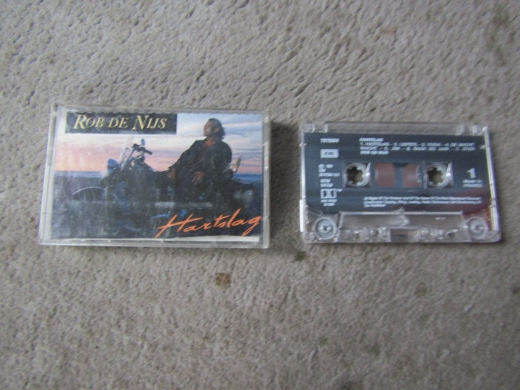 Cassette: Rob de Nijs - Hartslag, Cd's en Dvd's, Gebruikt, 1 bandje, Ophalen of Verzenden, Origineel