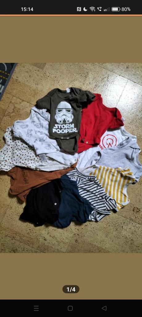 Groot pakket babykleertjes maat 50 en 56 zgan, Ophalen of Verzenden, Zo goed als nieuw, Jongetje of Meisje