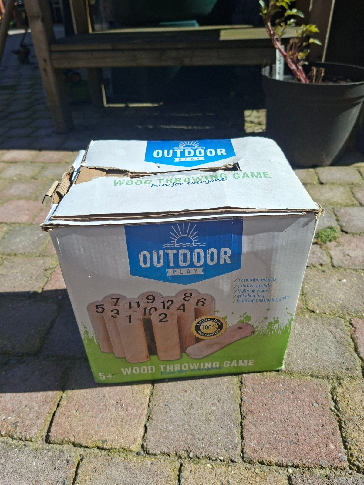 gratis houten spel, Ophalen, Gebruikt