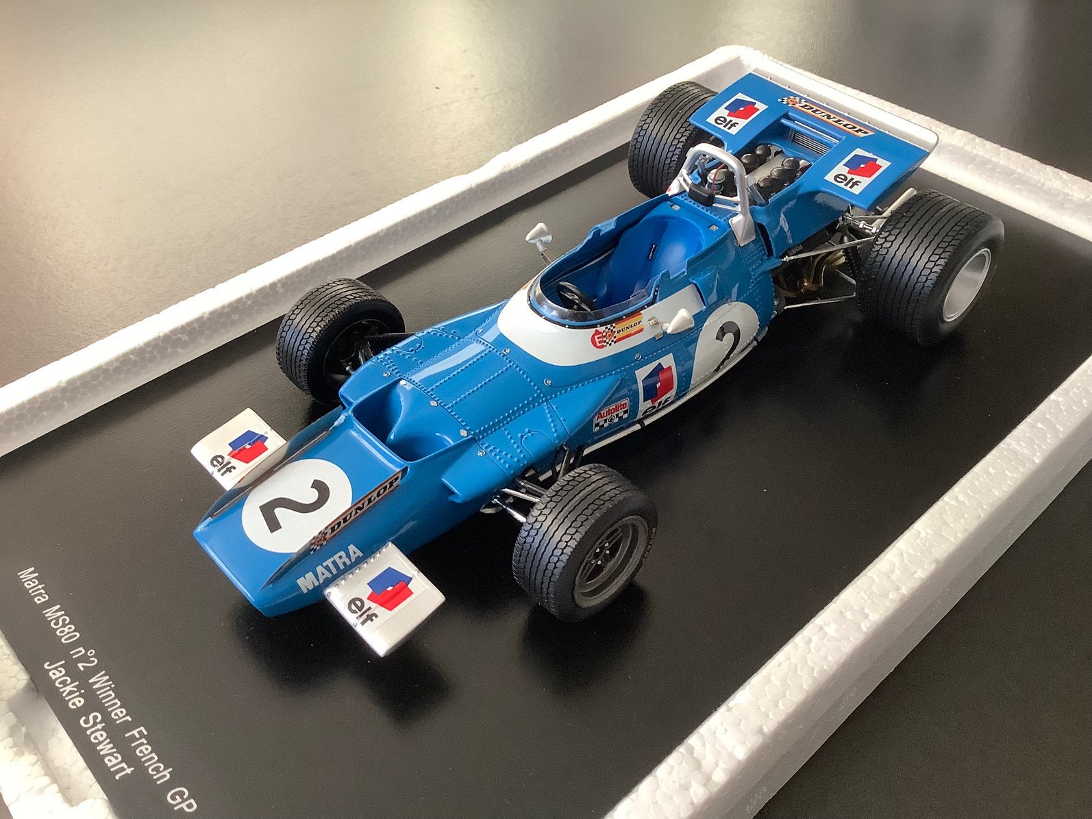 Spark 1969 Matra MS80 J. Stewart 1:18, Hobby en Vrije tijd, Modelauto's | 1:18, Ophalen of Verzenden, Zo goed als nieuw, Overige merken