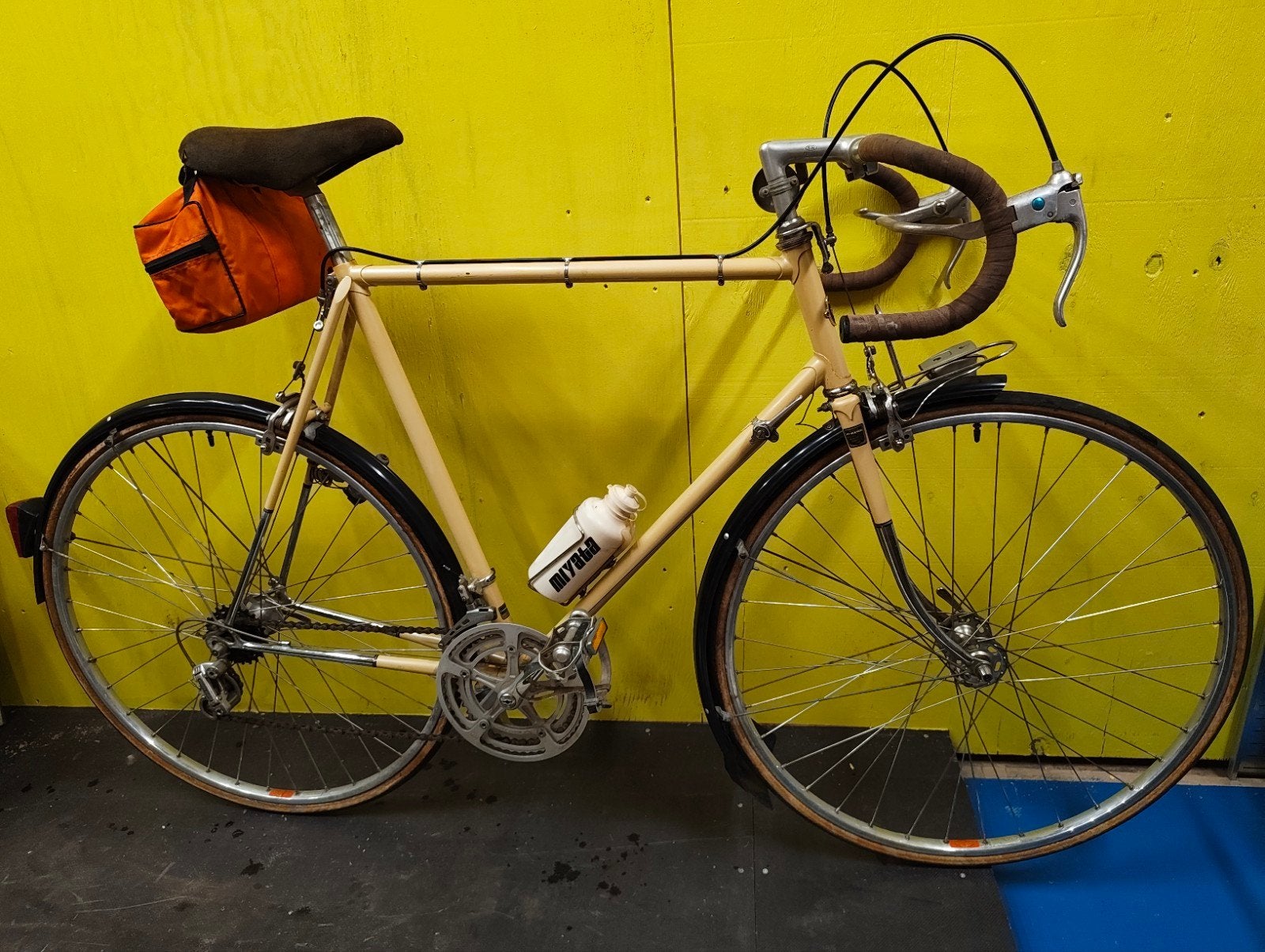 Miyata randoneur 61cm 1976 Shimano Mavic, Fietsen en Brommers, Fietsen | Racefietsen, Ophalen, Gebruikt, Staal, Koga Miyata