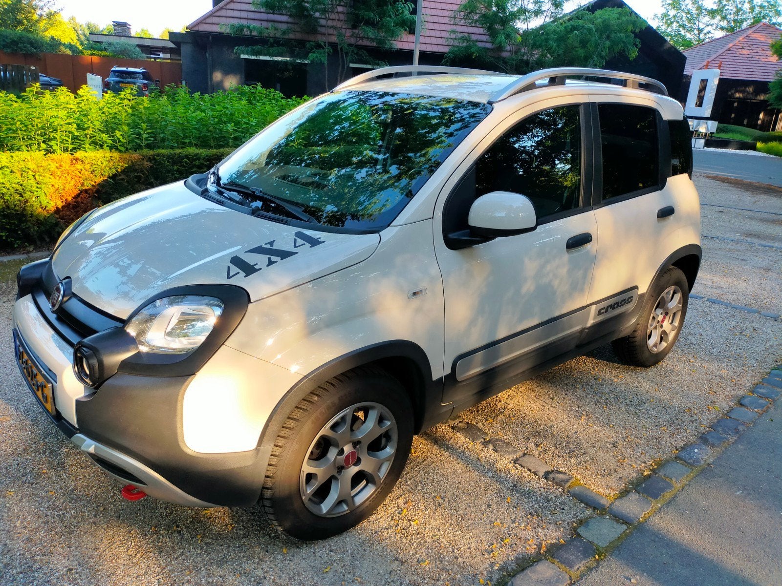 Fiat Panda Twinair Turbo 90 Cross 4X4, Panda, Leder en Stof, Beige, Bruin