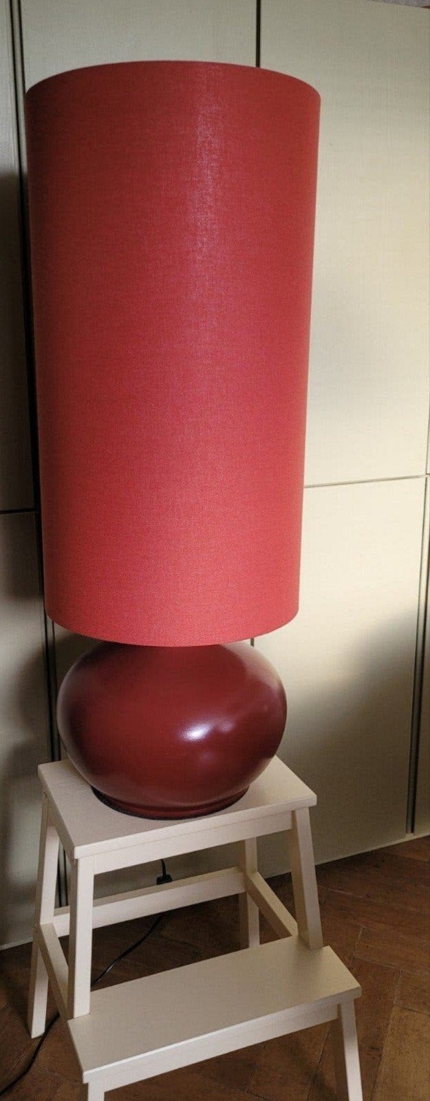 tafellamp/vloerlamp rood Ida, Ophalen of Verzenden, Zo goed als nieuw, Minder dan 100 cm