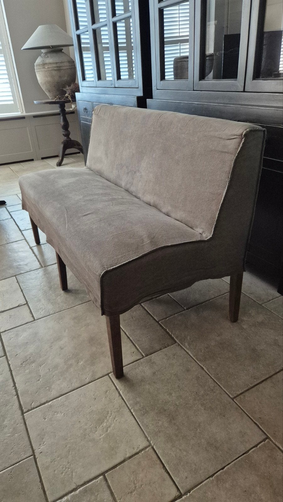 Eetkamerbankje Lalinde van Aura Peeperkorn 140 cm, Ophalen, Gebruikt, Eén, Stof