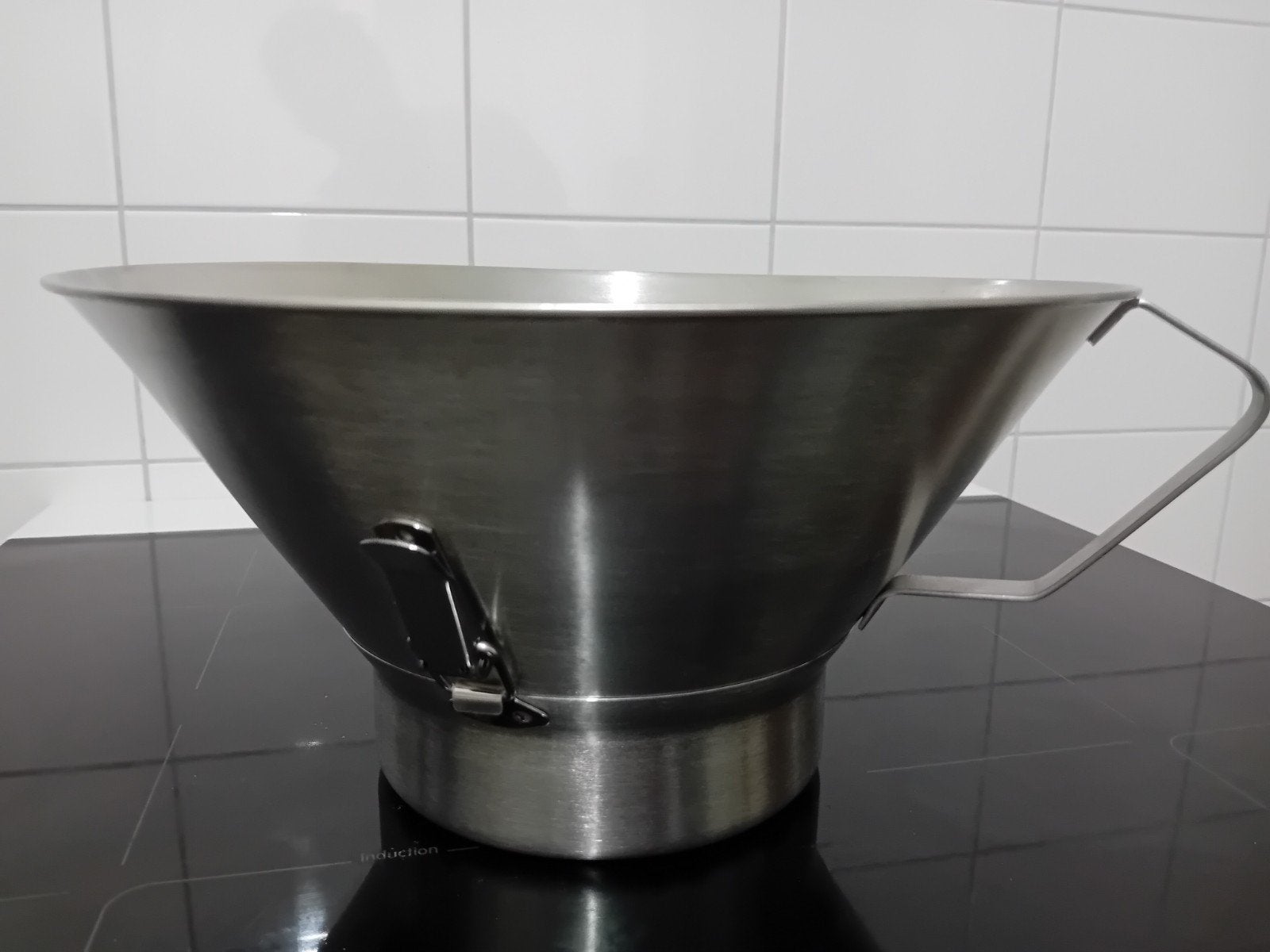Frietvergiet aluminium friet opvangbak met lekbak. Nieuw, Ophalen, Nieuw, Overige materialen, Zilver