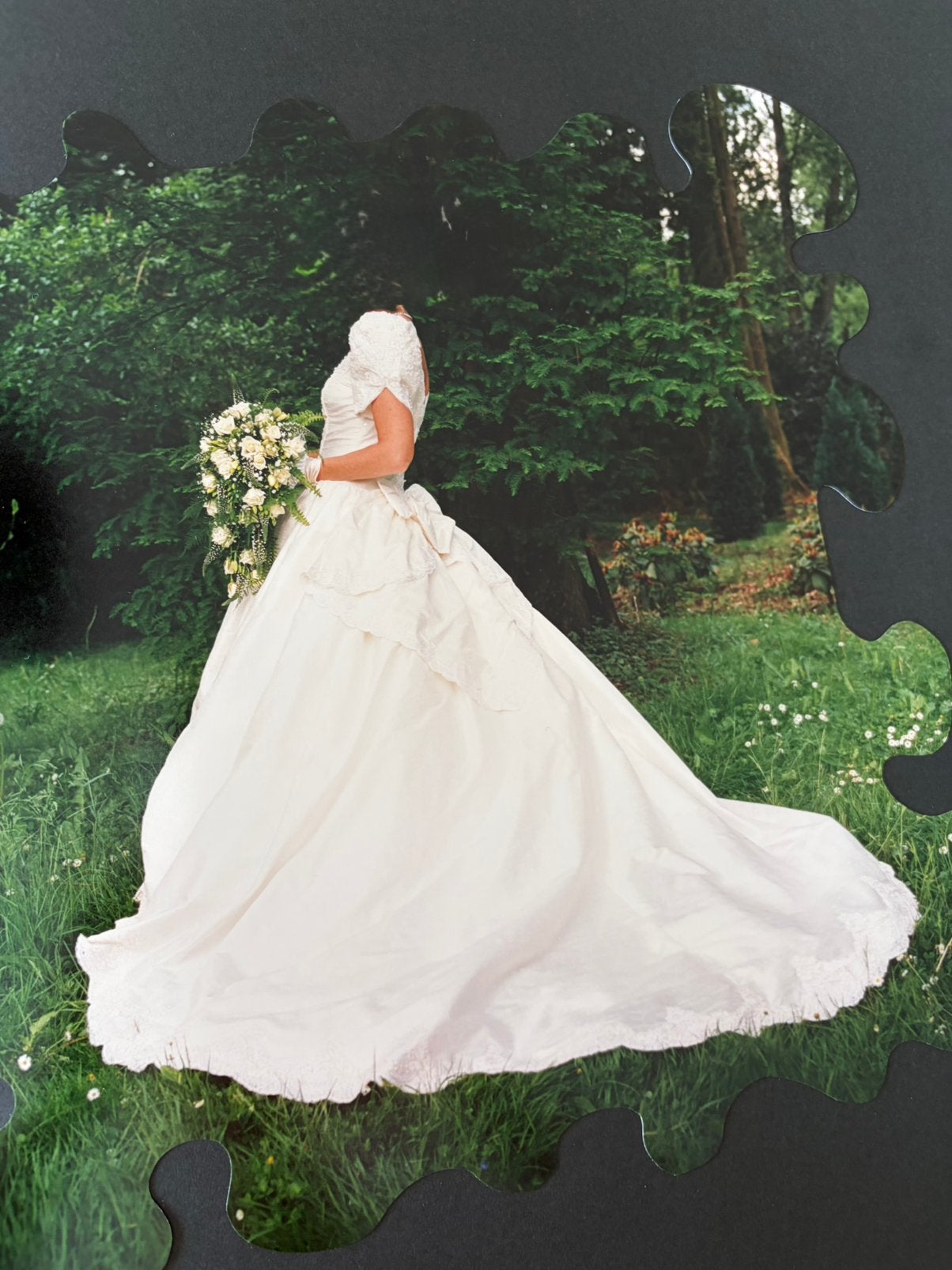 Romantische Sissi trouwjurk mt 36, Ophalen, Gedragen, Wit, Trouwjurk
