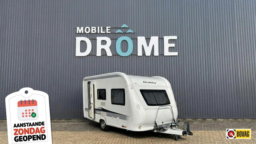 Hobby De Luxe 440 SF incl. Mover, nieuwe matrassen, Reservewiel, Hobby, Bedrijf, Treinzit