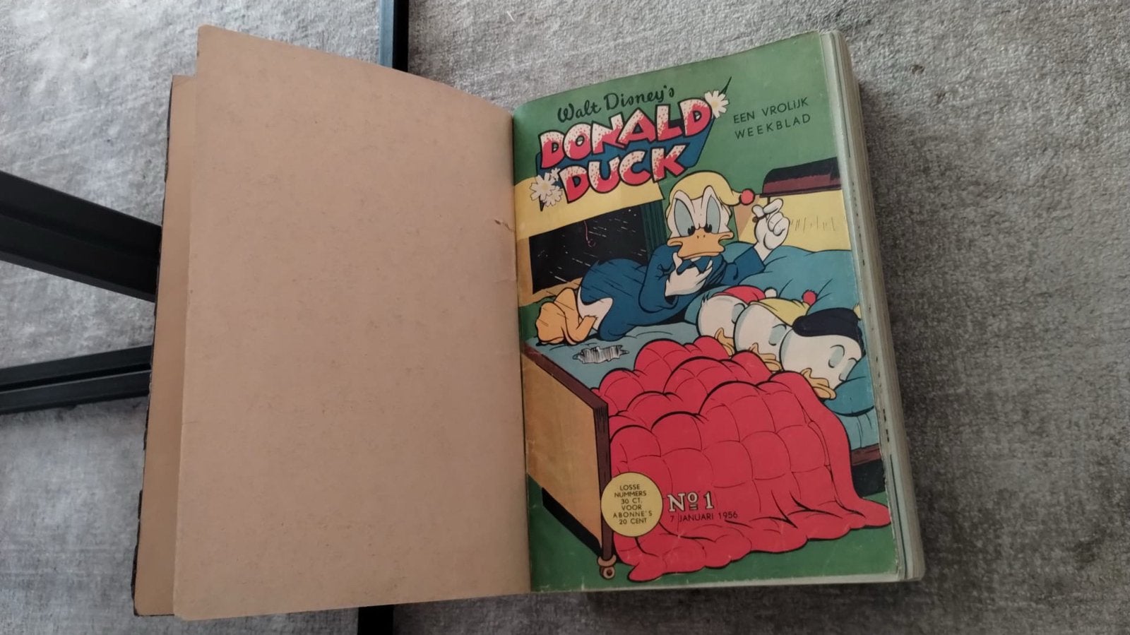 Donald duck jaargang 1956 compleet ingebonden heel mooi, Complete serie of reeks, Ophalen of Verzenden, Gelezen