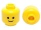 Lego Gezicht, 3x Yellow Minifigure, Head Standard Grin Patte, Lego, Nieuw, Ophalen of Verzenden, Losse stenen