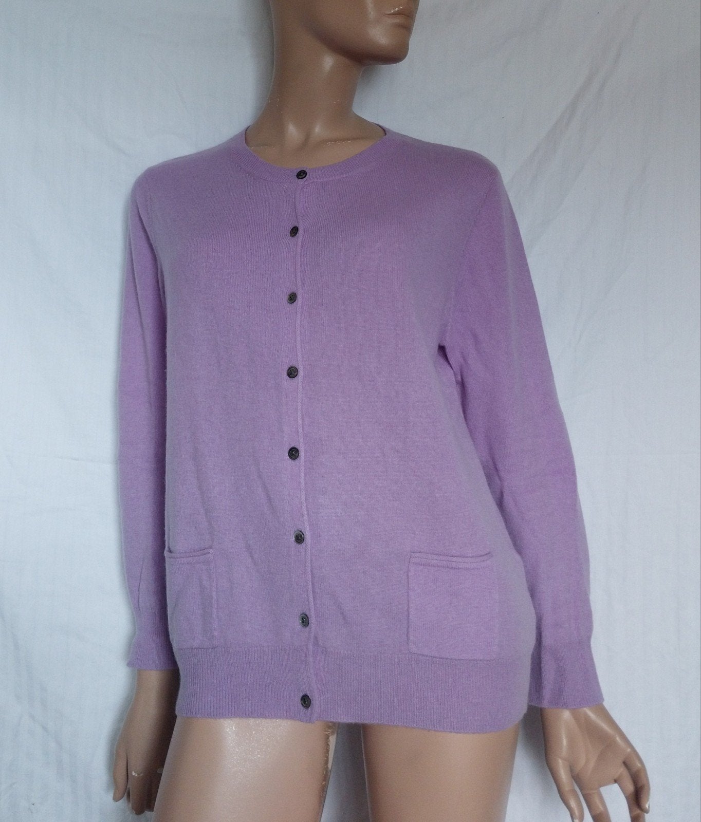 IN LINEA BERLIN  CASHMERE Vest , Maat 44, Ophalen, Zo goed als nieuw, Maat 42/44 (L), Paars