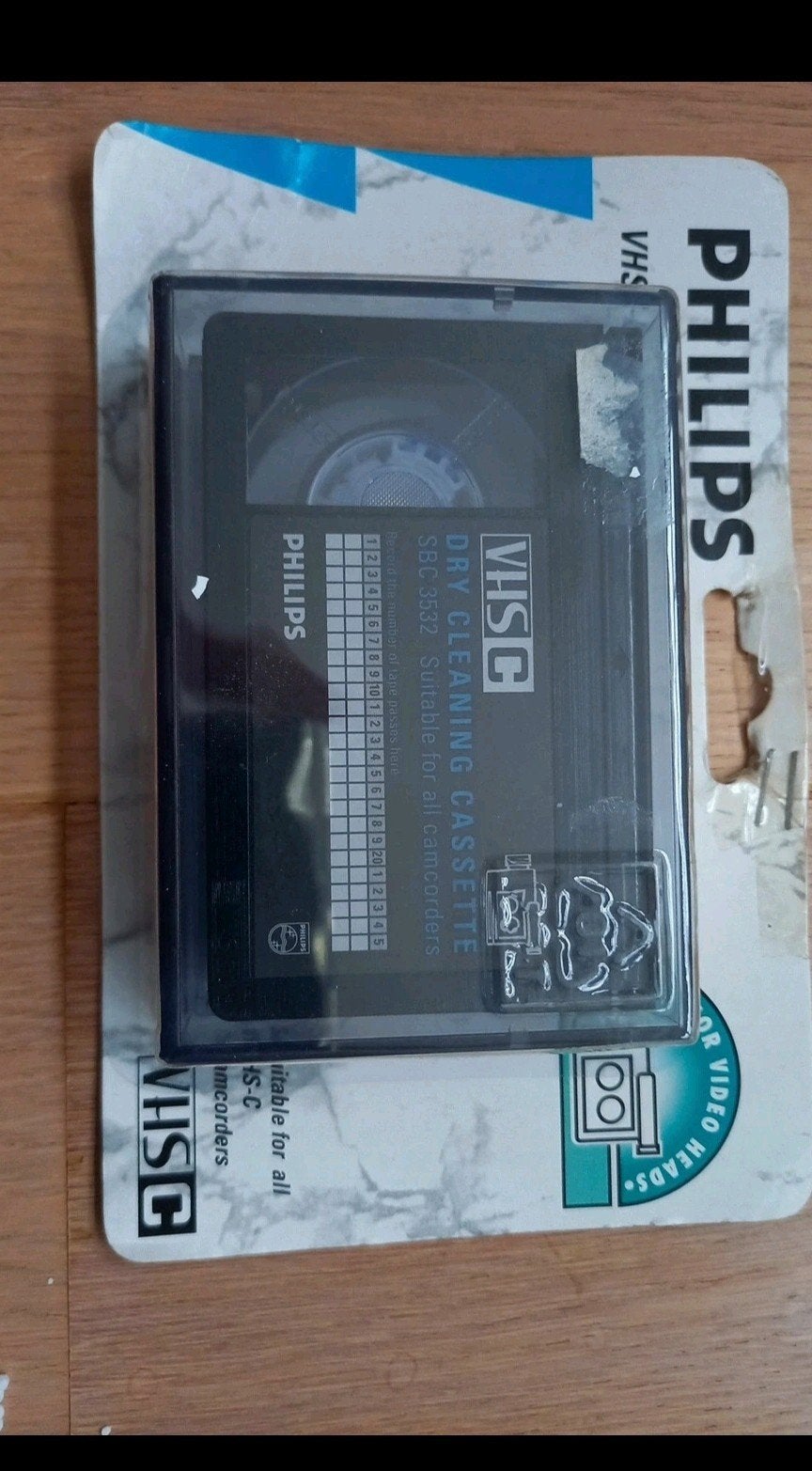 Philips VHS-C Dry Cleaning Cassette SBC 3532, Ophalen of Verzenden, Nieuw in verpakking